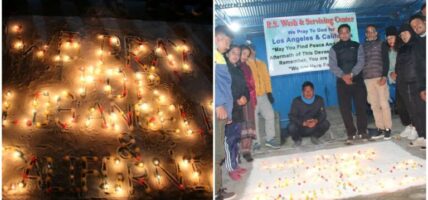 लस एन्जलस र क्यालिफोर्नियामा आगलागीबाट ज्यान गुमाउनेको सम्झनामा काठमाडौंमा दीप प्रज्वलन