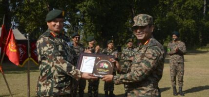 नेपाल-भारत बिचको सैन्य अभ्यास समापन