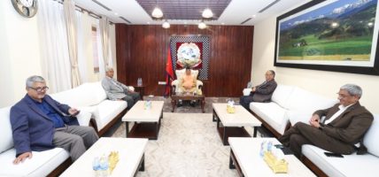 विद्यमान व्यवस्था र संविधानको रक्षाका लागि तीन शीर्ष नेताको परामर्श