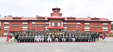 नेपाली सेना क्याडेट तालिमको आयुक्त पद प्रदान कवाज सम्पन्‍न
