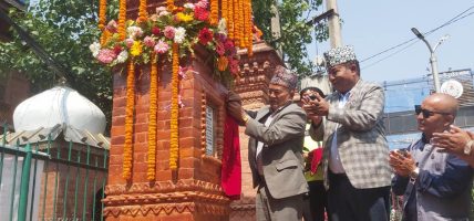 शताब्दीपुरुष जोशीको सालिक अनावरण