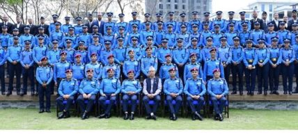 नवनियुक्त प्रहरी निरीक्षकहरू दर्ज्यानी चिन्हद्वारा सुशोभित