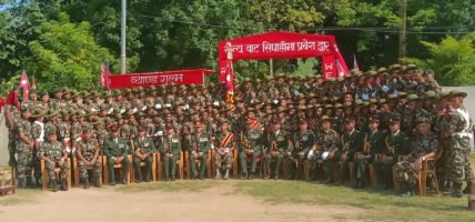 सैन्य आधार तालिमका प्रशिक्षार्थीको प्रतिबद्धता : विदेशमोह भन्दा मातृभूमिको रक्षा महत्त्वपूर्ण