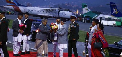 राष्ट्रपति रामचन्द्र पौडेल स्वदेश फिर्ता