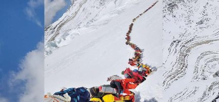 सगरमाथाको चुचुरोमा एकै दिन सर्वाधिक आरोही