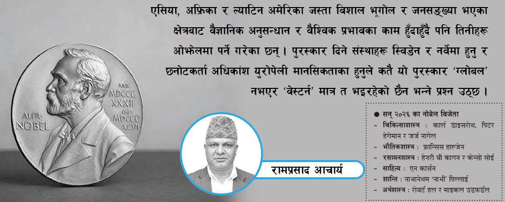 नोबेल पुरस्कारको निष्पक्षता